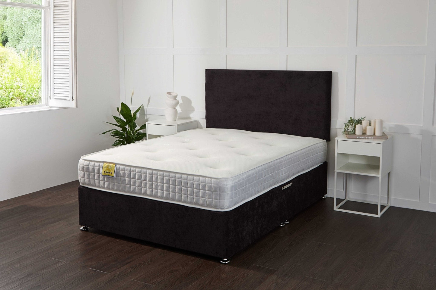 Apollo Ares Memory Coil Sprung Divan Bed Set
