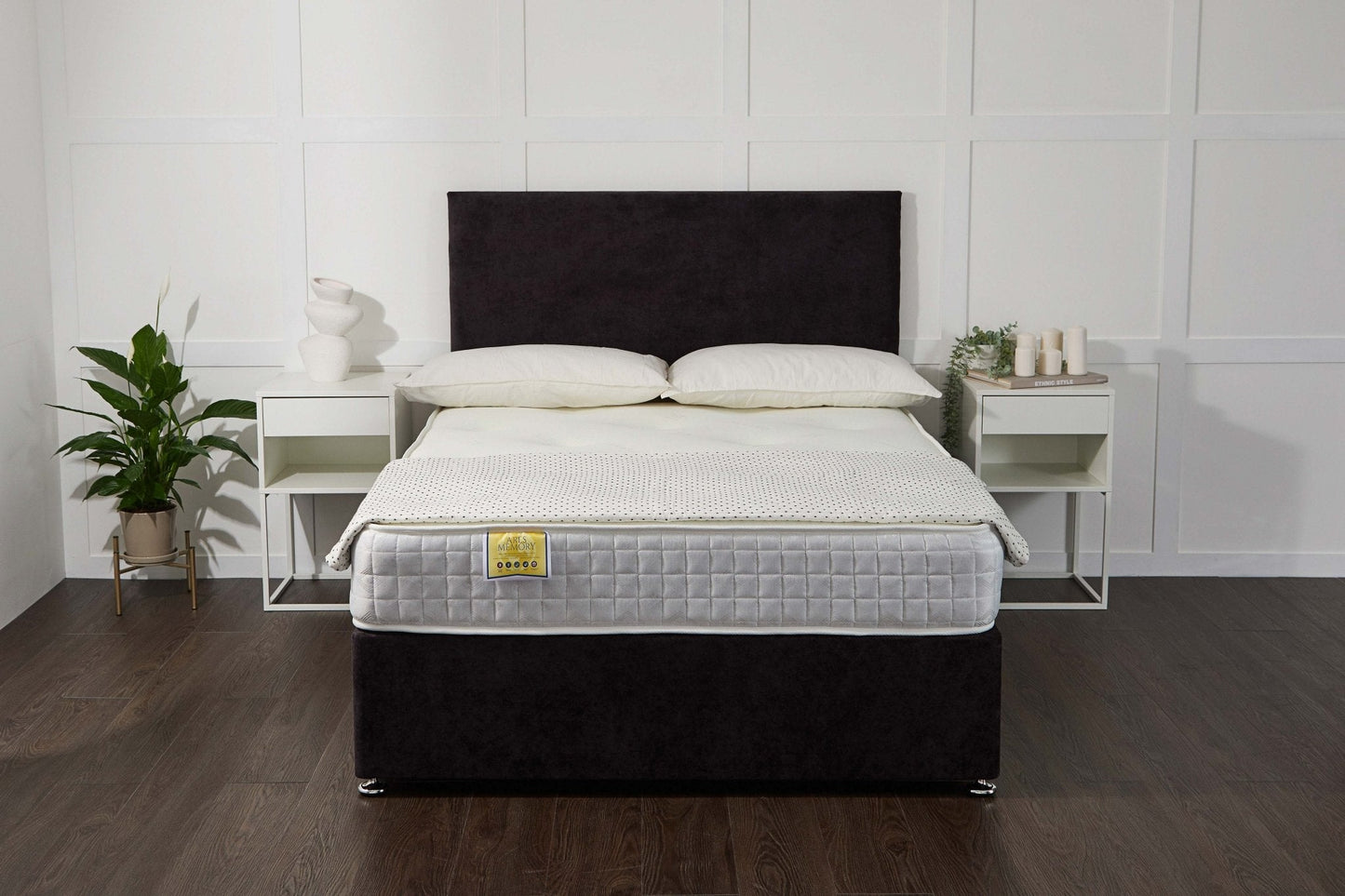 Apollo Ares Memory Coil Sprung Divan Bed Set