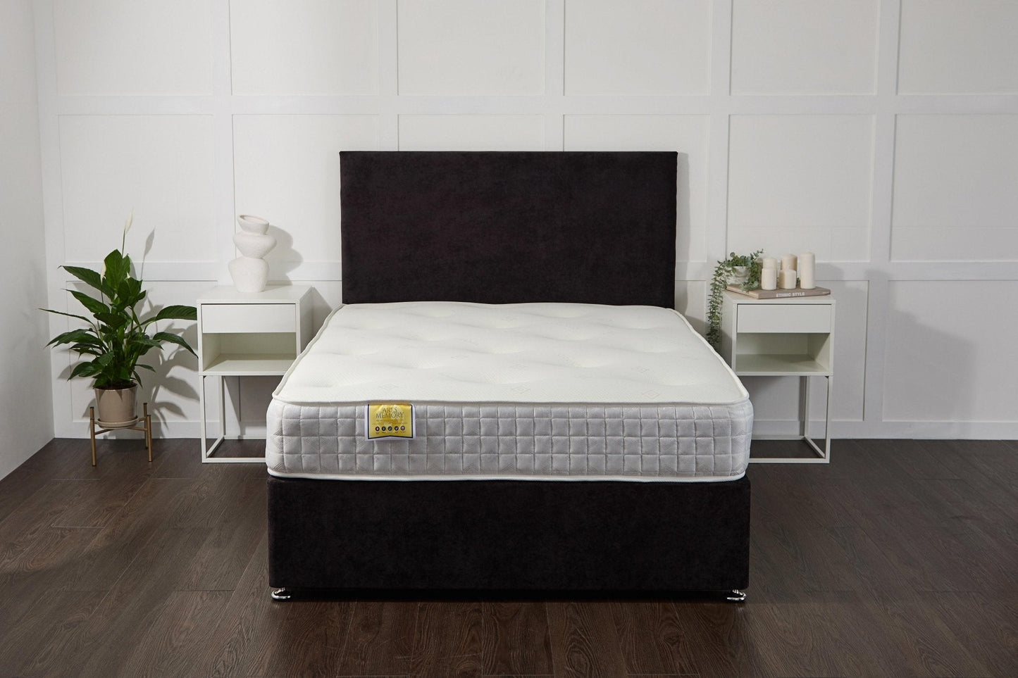 Apollo Ares Memory Coil Sprung Divan Bed Set
