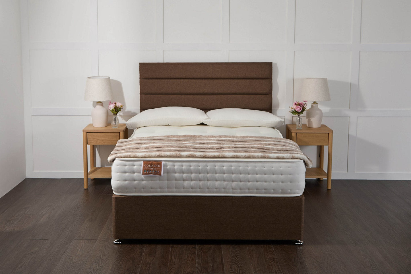 Apollo Comfort Gold 3000 Pocket Sprung Intelligent Memory Divan Bed Set