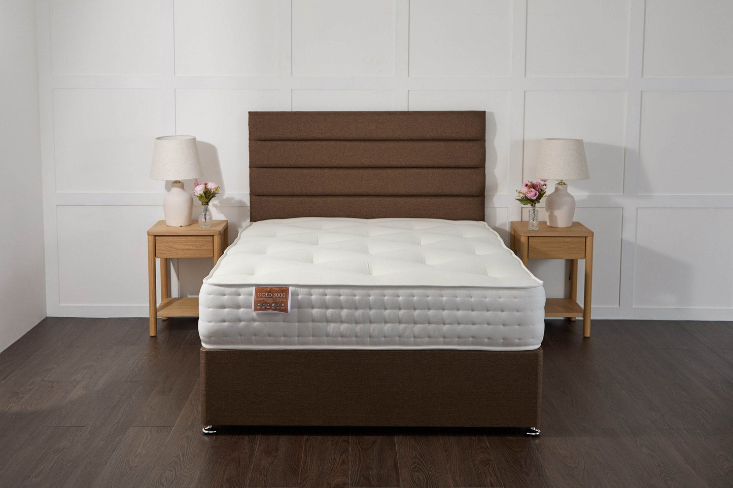 Apollo Comfort Gold 3000 Pocket Sprung Intelligent Memory Divan Bed Set