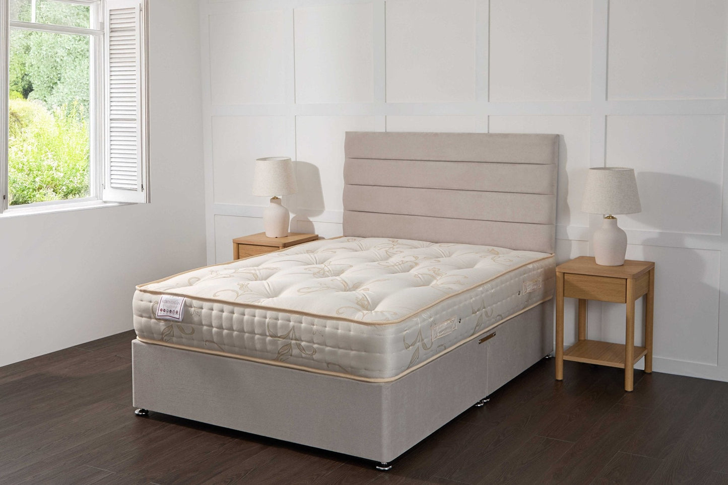 Apollo Korinthian 1000 Pocket Sprung Divan Bed Set