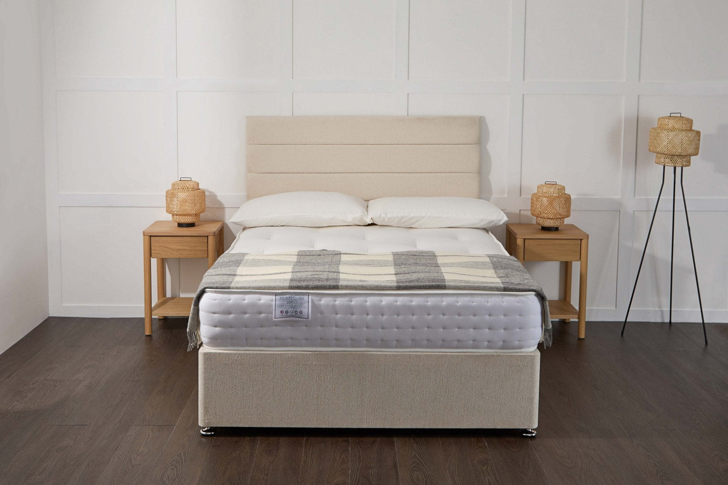 Apollo Platinum 5000 Pocket Sprung Intelligent Memory Divan Bed Set