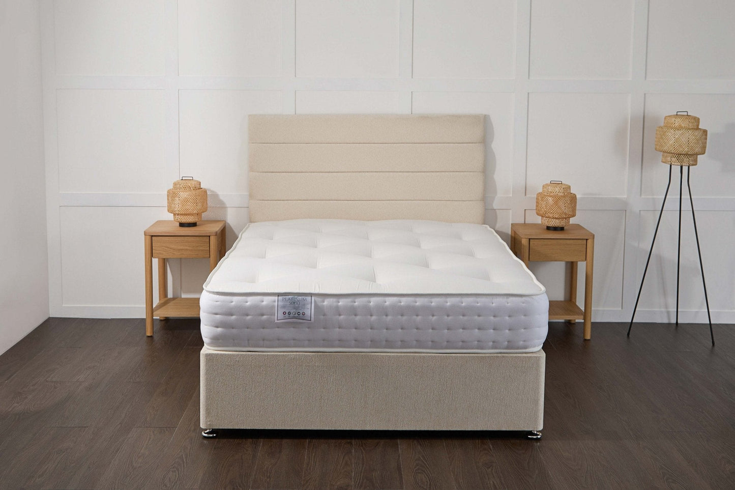 Apollo Platinum 5000 Pocket Sprung Intelligent Memory Divan Bed Set