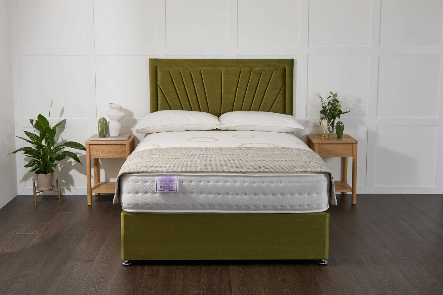 Apollo Victoria Orthopaedic Coil Sprung Divan Bed Set