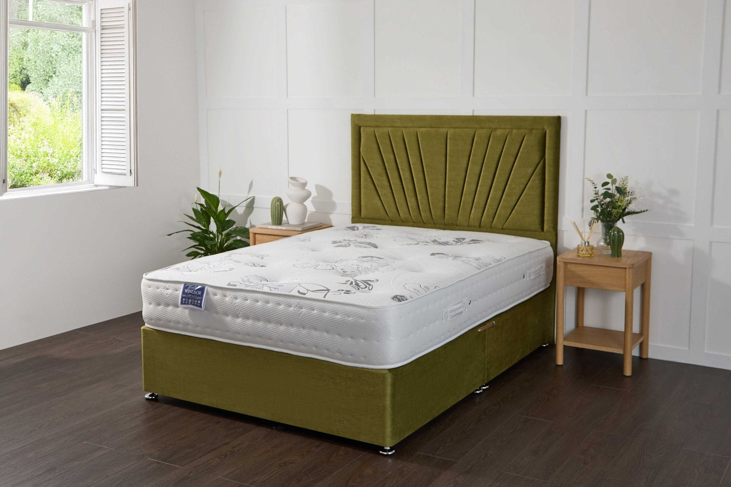 Apollo Windsor Orthopaedic Coil Sprung Divan Bed Set
