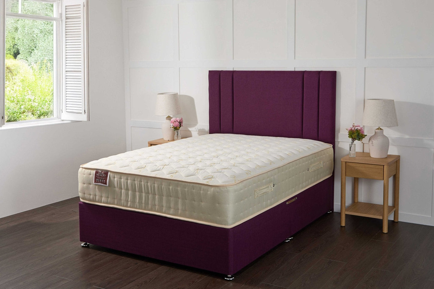 Apollo Dual Memory 1500 Pocket Sprung Divan Bed Set
