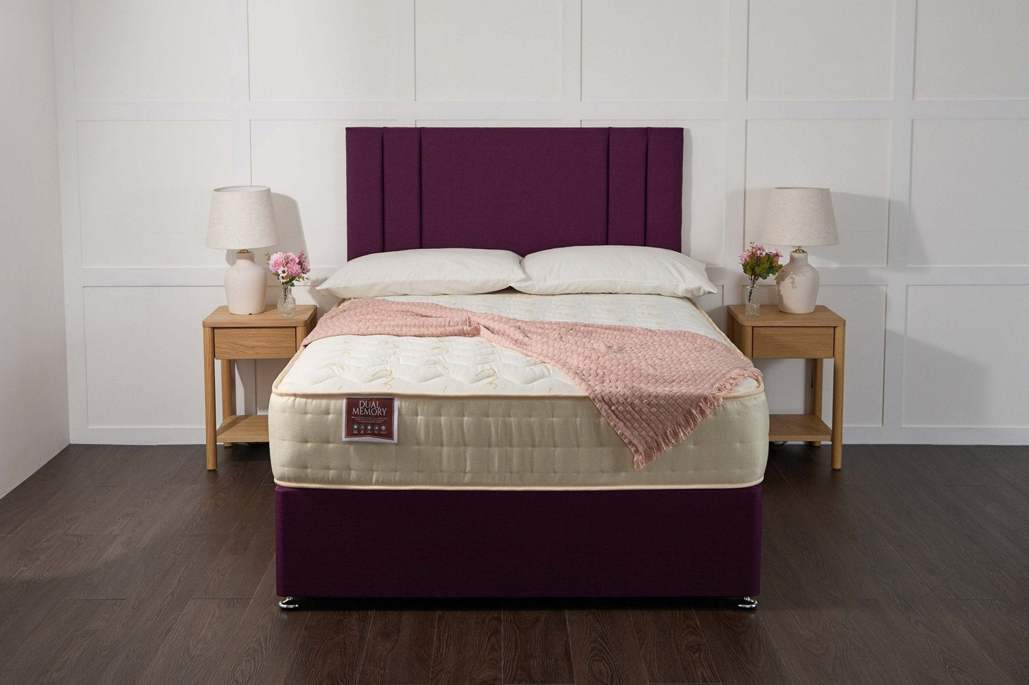 Apollo Dual Memory 1500 Pocket Sprung Divan Bed Set