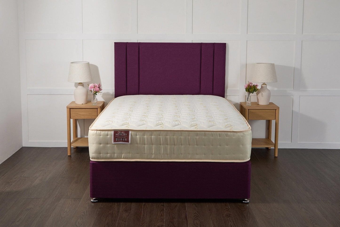 Apollo Dual Memory 1500 Pocket Sprung Divan Bed Set