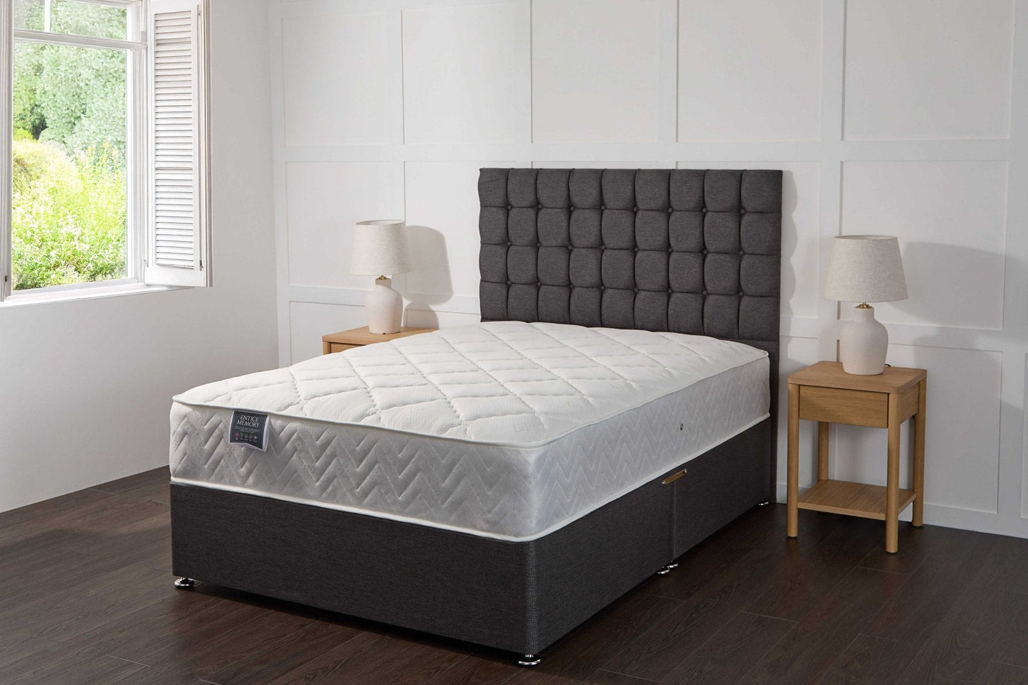 Apollo Entice Memory Coil Sprung Divan Bed Set