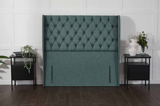 Apollo Manhattan Winged Floor Standing Upholstered Headboard