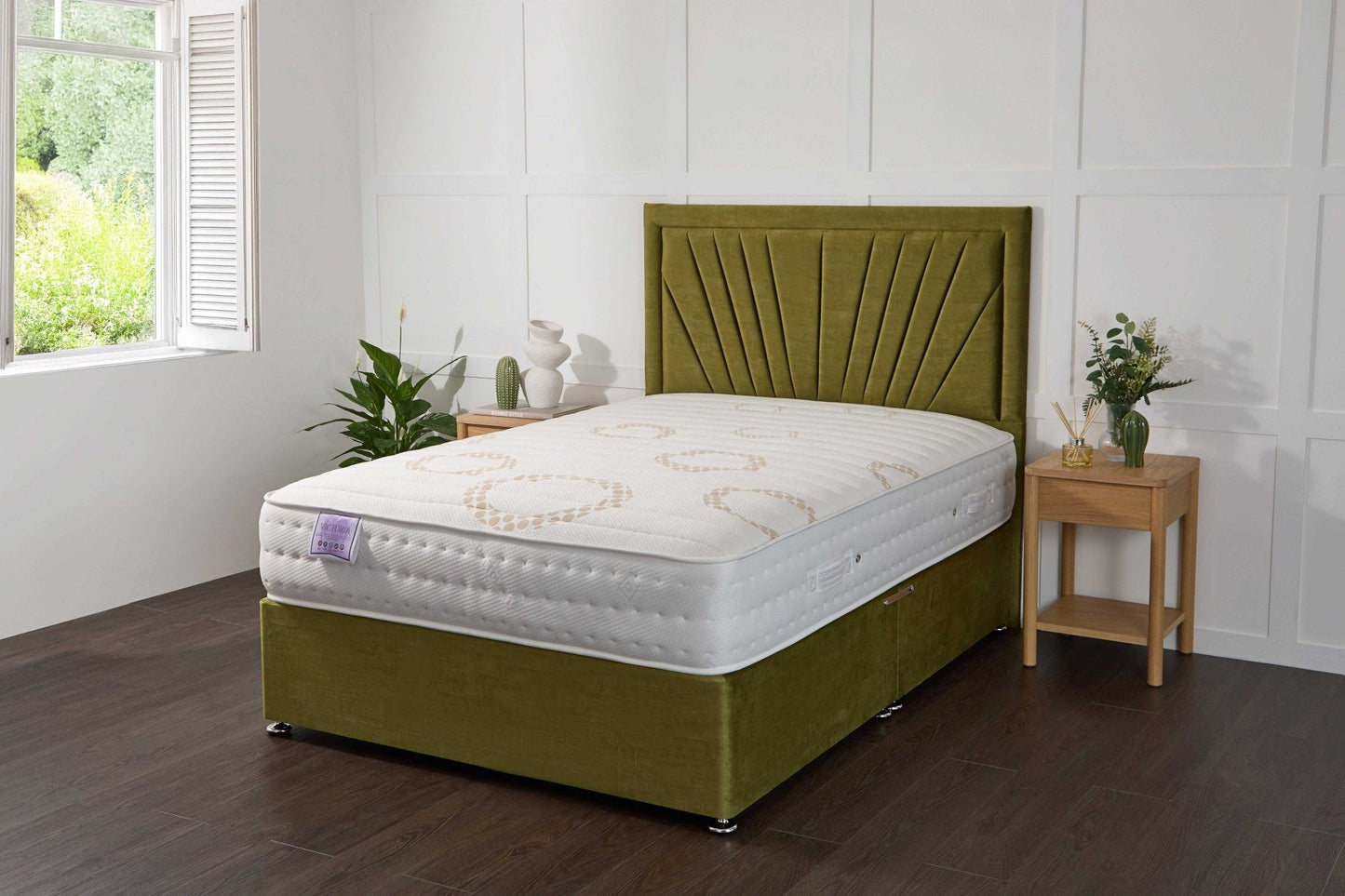 Apollo Victoria Orthopaedic Coil Sprung Divan Bed Set