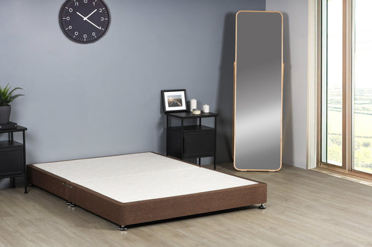 Signature Low Divan Bed Base On Chrome Glides